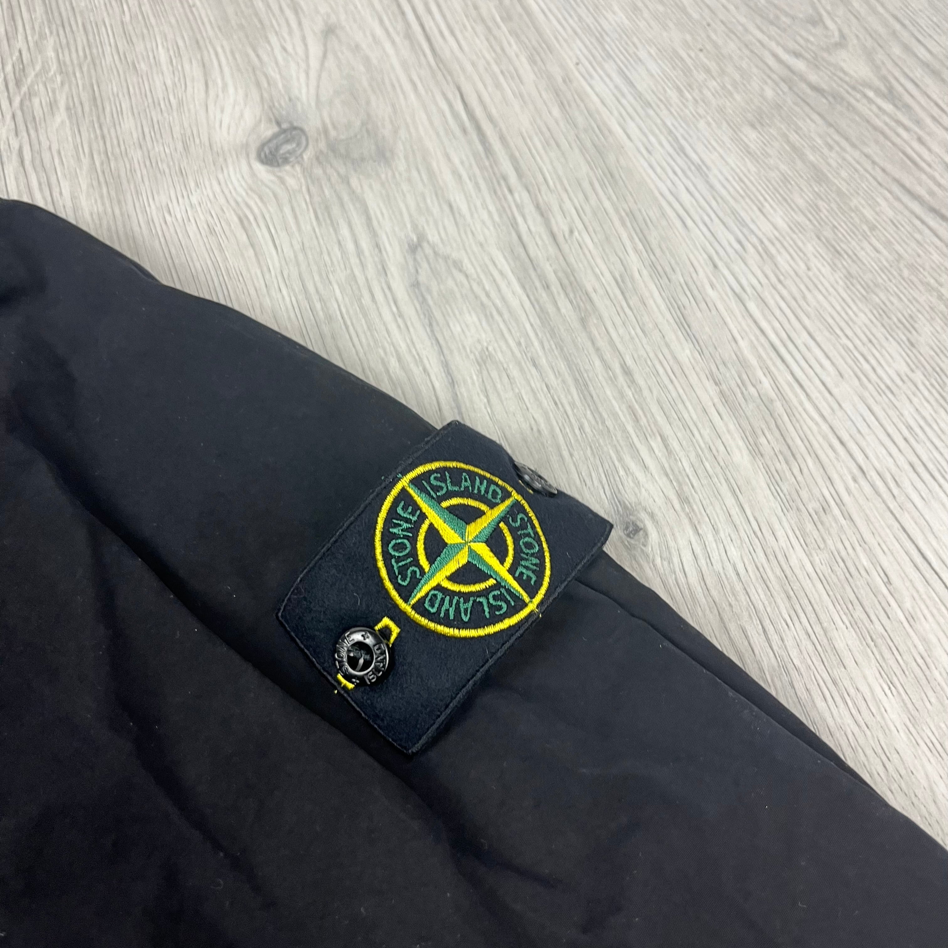 Stone Island Zip Overshirt - Black
