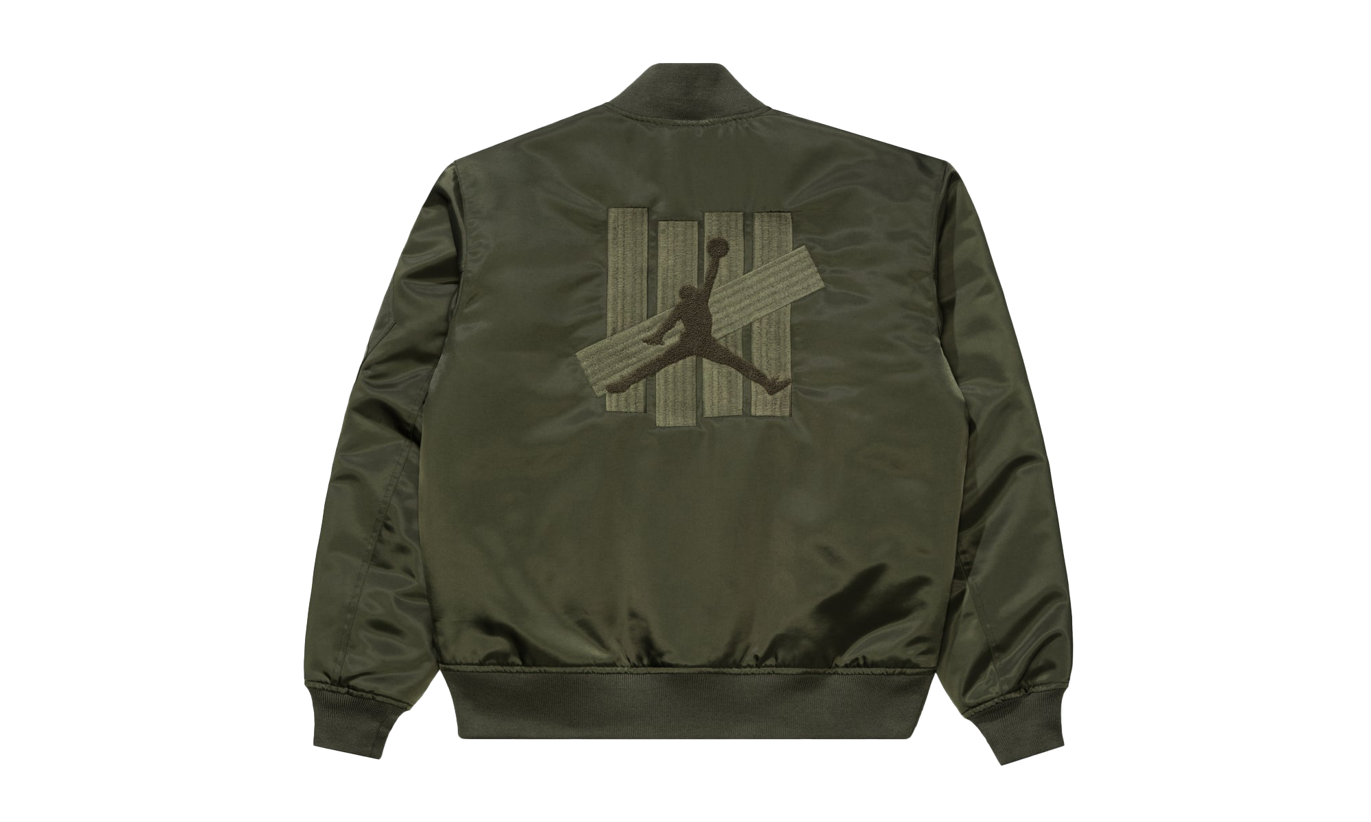 UNDEFEATED X JORDAN BOMBER JACKET "CARGOKHAKI/ BRIGHTMANDARIN" IB6587 325
